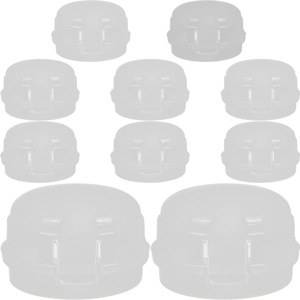 

10Pcs Stove Knob Covers Clear Childproof Protective Gas Knob Cover Safety Guard Baby Proof Kitchen Oven Control Stove Covers