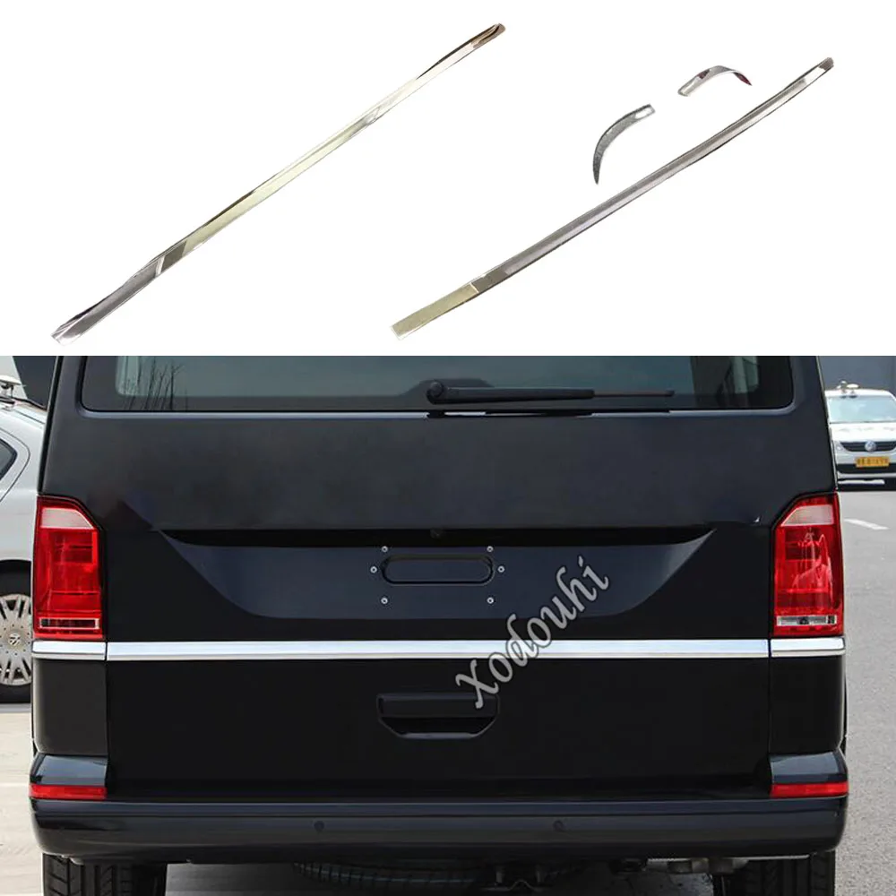 

Cover Rear Door Upper Tailgate Frame Plate Trim Lamp Trunk Stick Part For VW Transporter (T6) Caravelle 2016 2017 2018 2019 2020