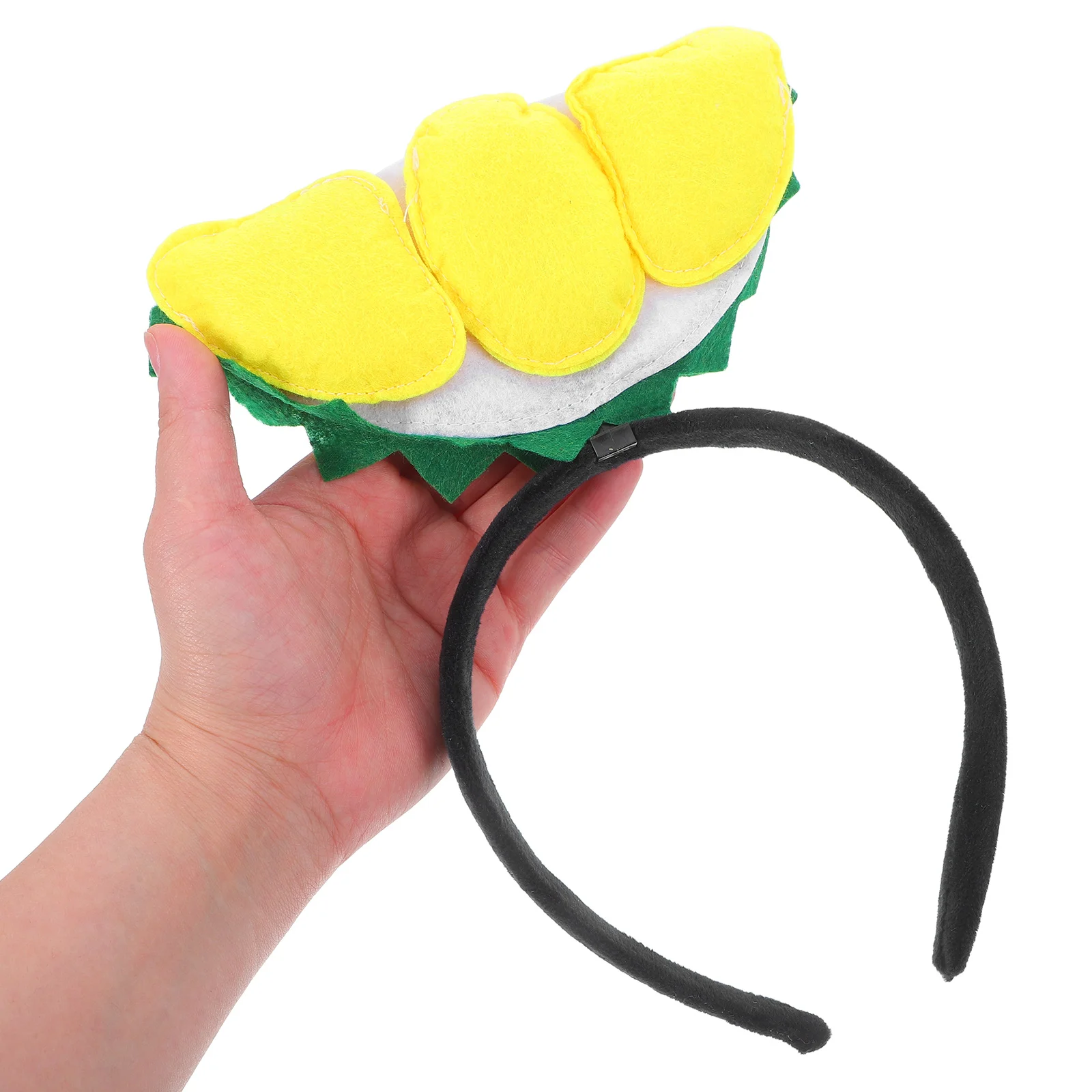 

Durian Fruit Headband Comfortable Fabric Elastic Costume Accessory Tropical Pretend Play Party Birthday for Adults