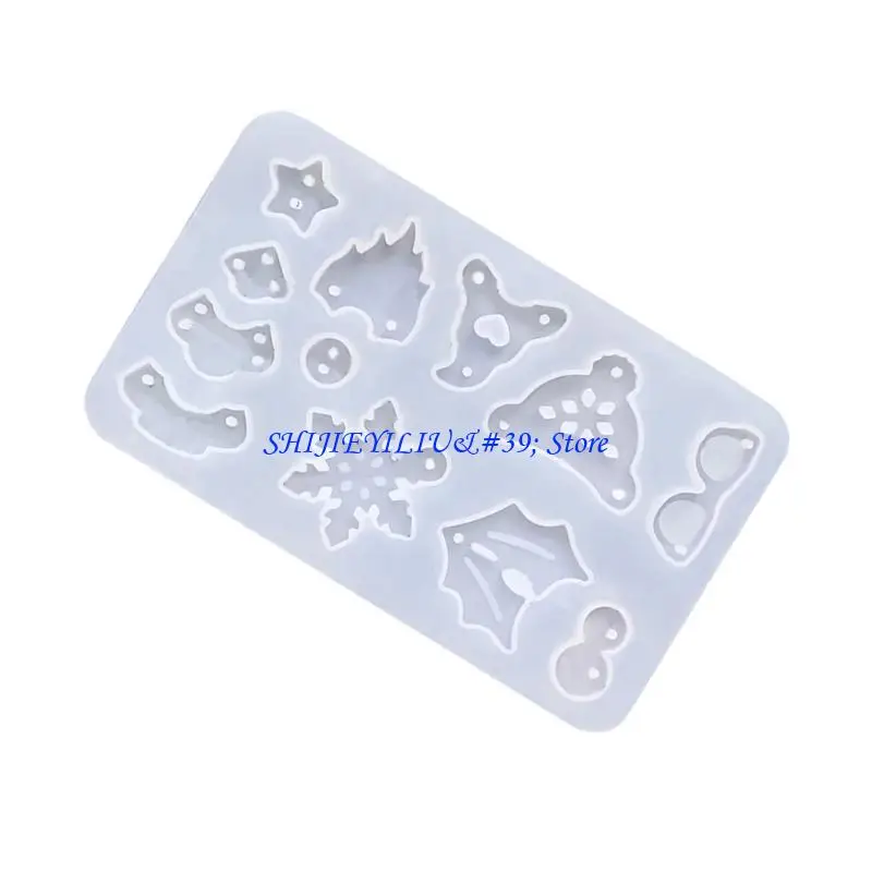 

E21F Halloween Earring Mold Heat Resistant Silicone Moulds with Pumpkin Specter Pattern