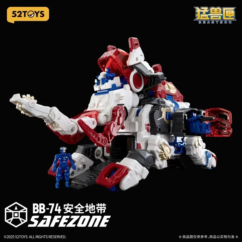 52TOYS Beastbox BB-74 SAFEZONE 2.0 Transformando Figura de Ação - Modelo de Brinquedo Robô Colecionável Presente de Natal Perfeito