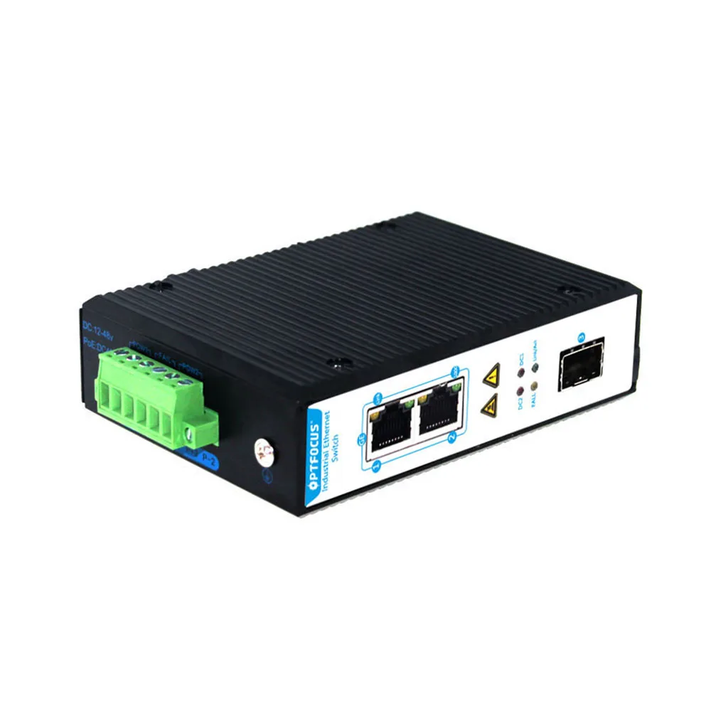 for 12V output POE IP cameras power over ethernet 10/100m/1000mbps injector 48v 3 port poe switches industrial