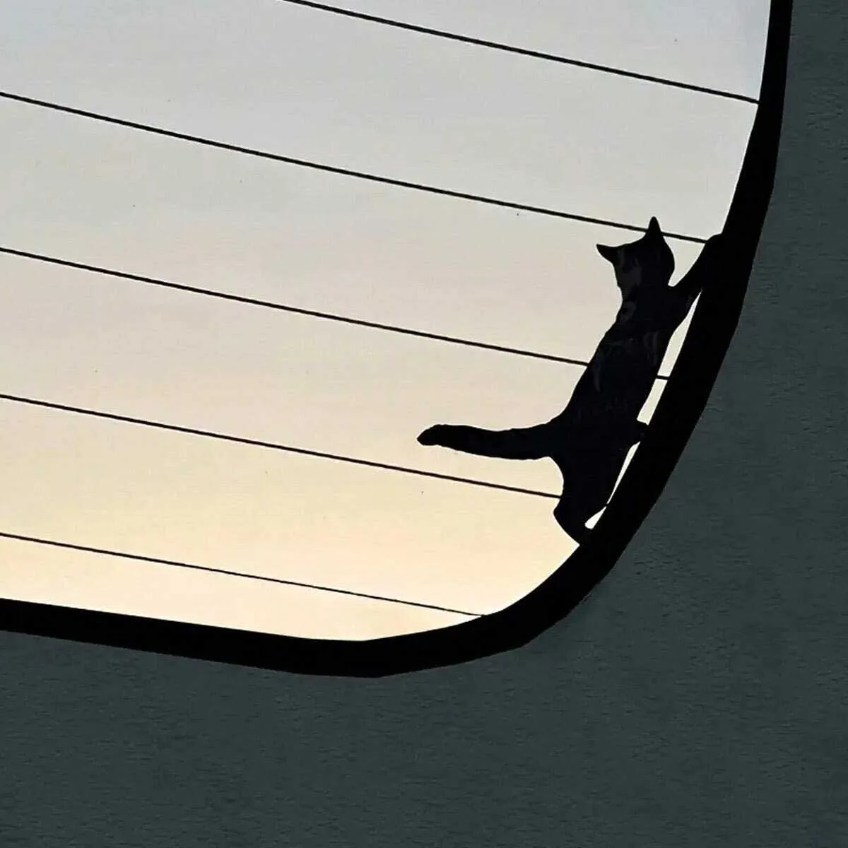 Cat Easter Egg Stickers - Kitten Stickers - Bumper Stickers - Cute Stretch Cat Stickers - Car Mirror Stickers