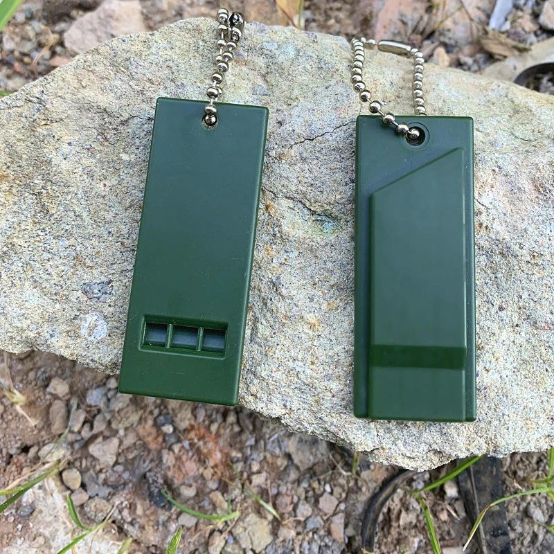 High Pitched High-frequency Whistle Triple Frequency Outdoor Survival Whistle Outdoor Survival Rescue Equipment