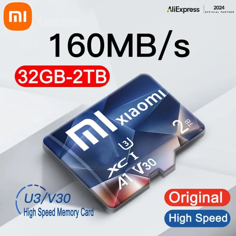 Original Xiaomi Memory Card 1TB 2TB High Speed Micro TF SD Card 512GB SD Card V60 U3 TF Card For Nintendo Switch Ps4 Ps5 Game