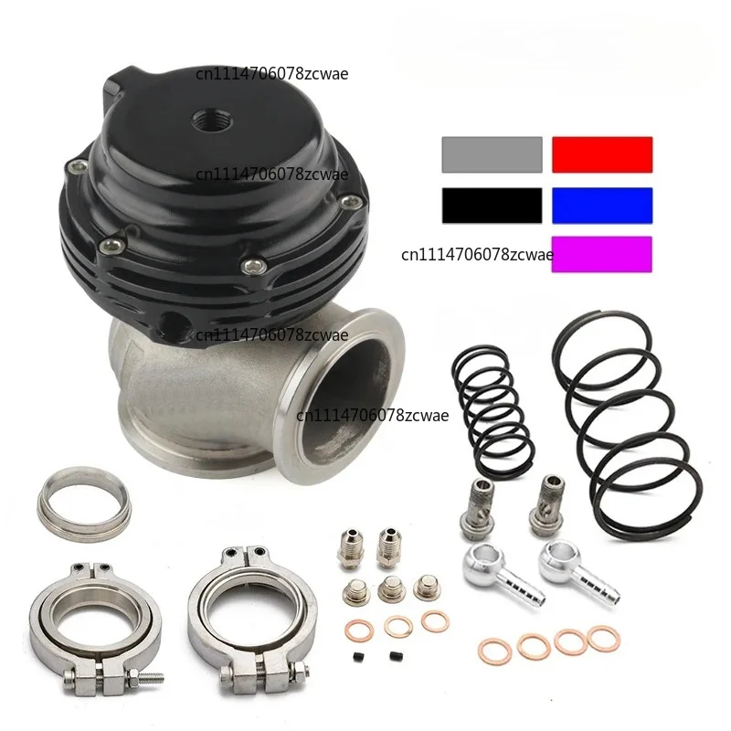 for Water Cooler 44mm Wastegate External Turbo With Flange Hardware MV-R Water Cooled With Logo Red Blue Black