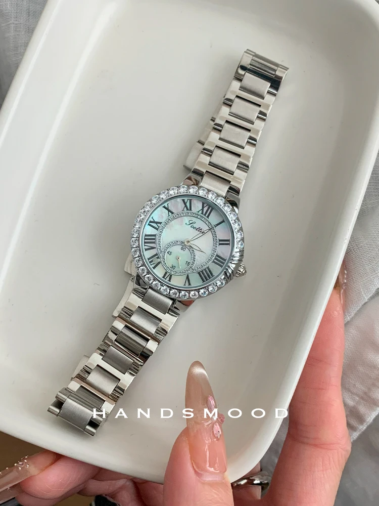 

Elegant Women'S Wristwatch Exquisite Large DialUnderstatedLuxury Romantic And Sophisticated Fashionable And Versatile For Women.