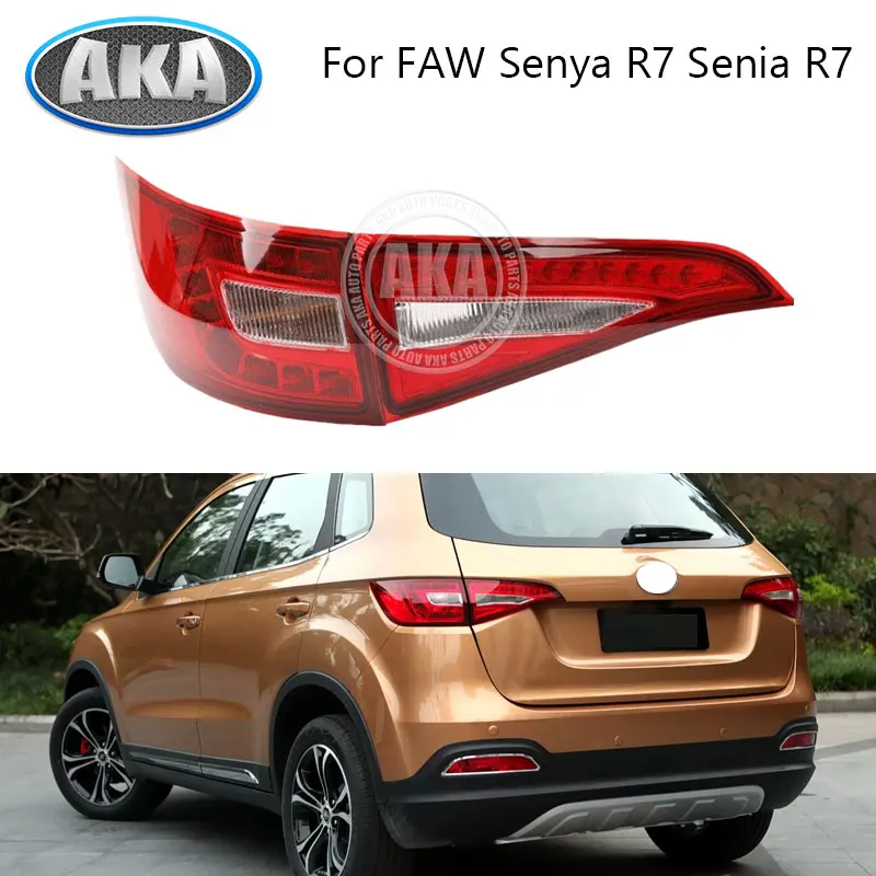 

For FAW Senia R7 Senya R7 2016-2018 Rear Bumper Tail Light Tail Lamp Taillight Taillamp Brake Light Turn Light Stop Lamp