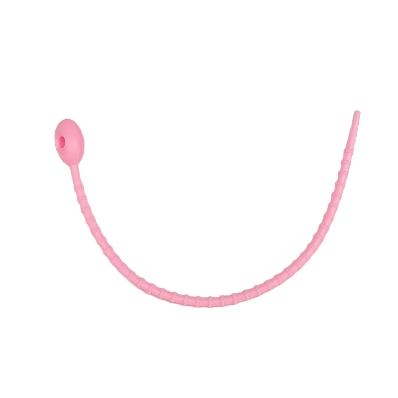 Silicone Bag Ties Clip Cable Zip Twist Tie Multi-use Home Office Organize Cords Jewelry Diy Strap for Dolls Keychain Key Holder view 4