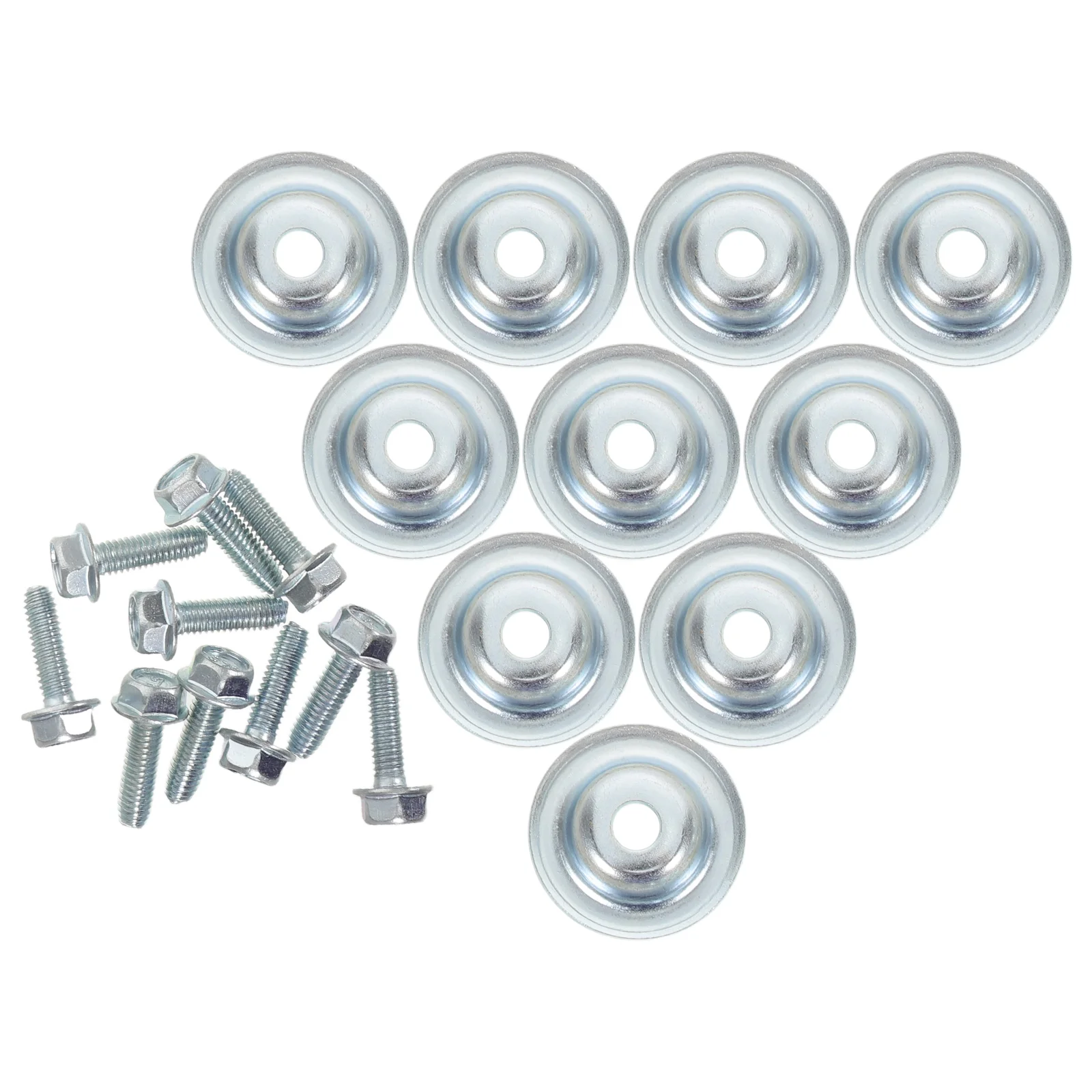 

1 Set Skid Plate Fasteners High-Strength Washers Bolts Easy Installation Universal Utv Atv Accessories Durable Metal Hardware