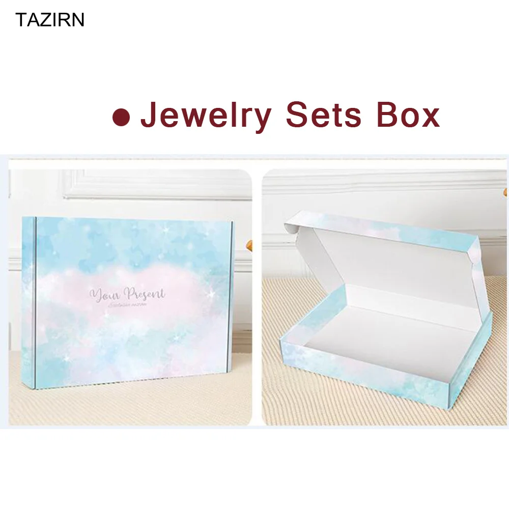 TAZIRN Dubai Nigeria Africa 2/4PCS Cubic Zirconia Jewelry Sets For Women Bridal Wedding Party Luxury CZ Crystal Jewelry Set Gift