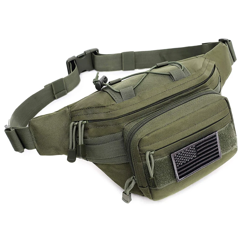 Best Price Wholesale Men Tool Bag Waterproof Tactical Waist Green Tactical Waist Bag