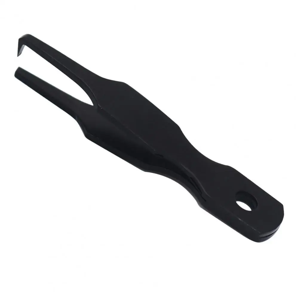 Durable Ring Opening Tool Stainless Steel Ring Opener Tool with Beaded Chain Portable Double Loop Fishing Accessory Outdoor