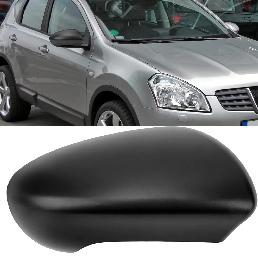 Door Wing Mirror Cover Left Side Compatible For Qashqai X-Trail J10 2007-2014 Automobile Rear View Mirror Housing Covering Cap