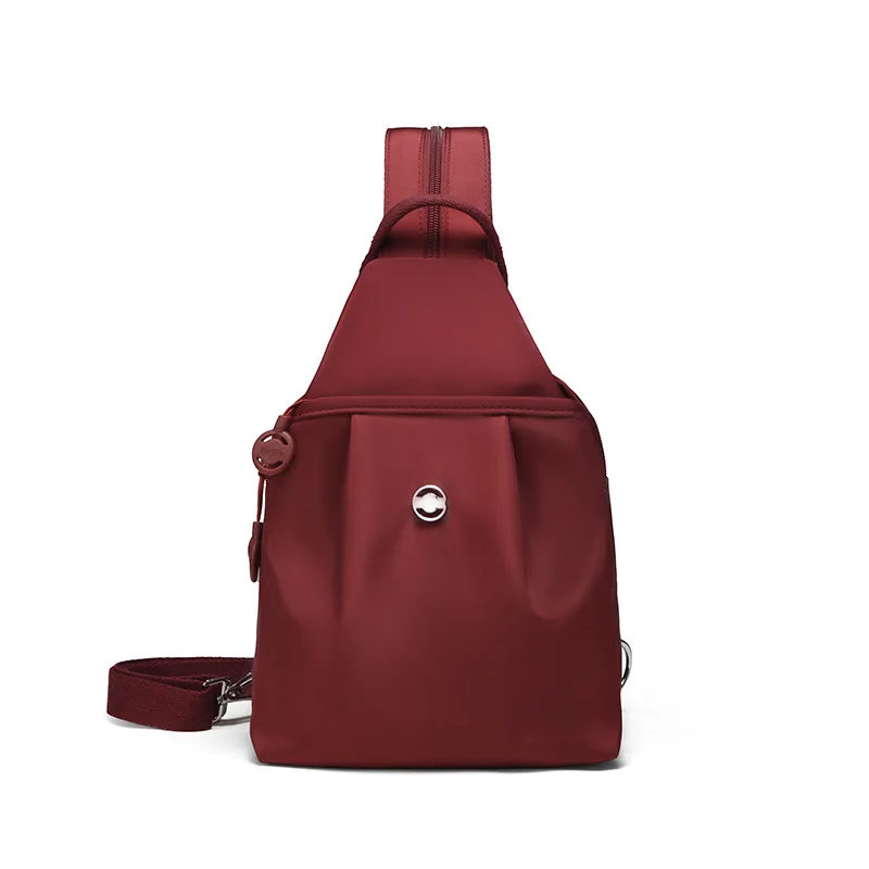 New men's and women's same multi-functional backpack, messenger bag, large-capacity Oxford cloth breast