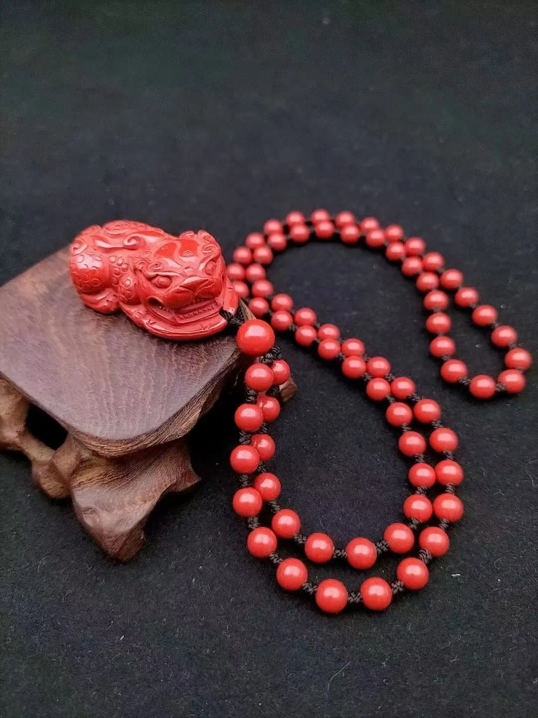 

Natural 100% real Red cinnabar jade carve brave troops bless peace pendant necklace jewellery fashion for women men lucky gifts