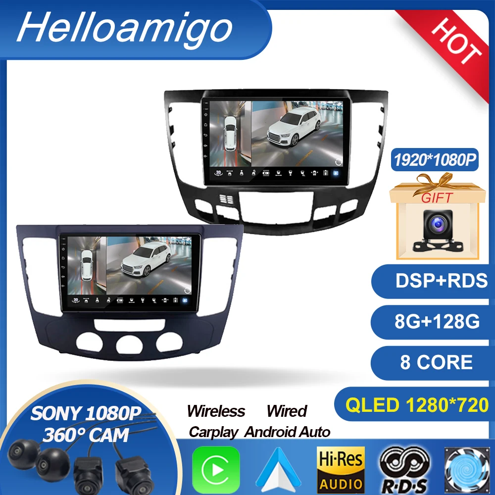 

for Hyundai Sonata NF 2008 - 2010 2 Din Android Auto Radio Car Stereo Multimedia Player Navigation GPS Carplay 2Din DVD