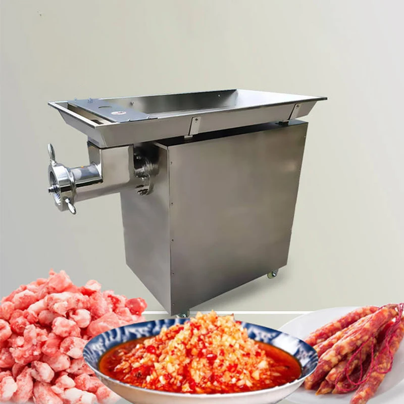 

Промышленная коммерческая мясорубка из нержавеющей стали, новая, с функцией набивки колбас, для бизнеса