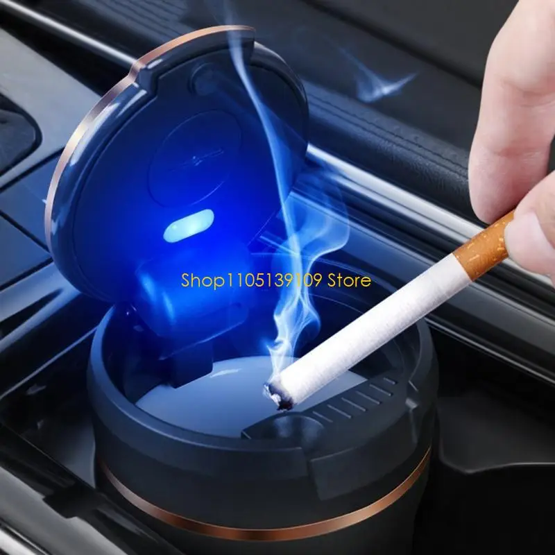 تصميمات حديثة LED LED Car منفضة سجائر خفيفة الوزن مع الضوء LED مع ضوء LED #3
