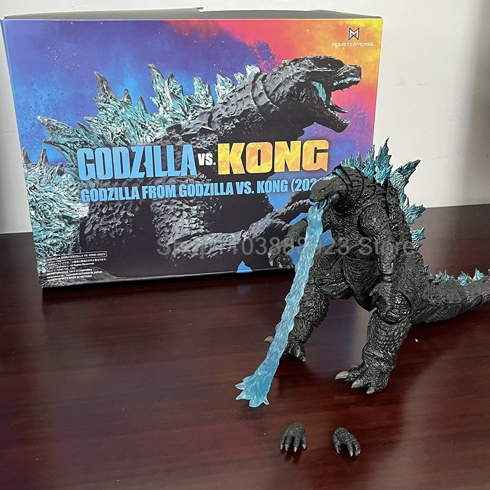 Figura de Godzilla, edición SHM de la película de 2021, monstruo Godzilla contra Kong, figura de acción articulada de PVC, colección de figuras, regalos de cumpleaños.