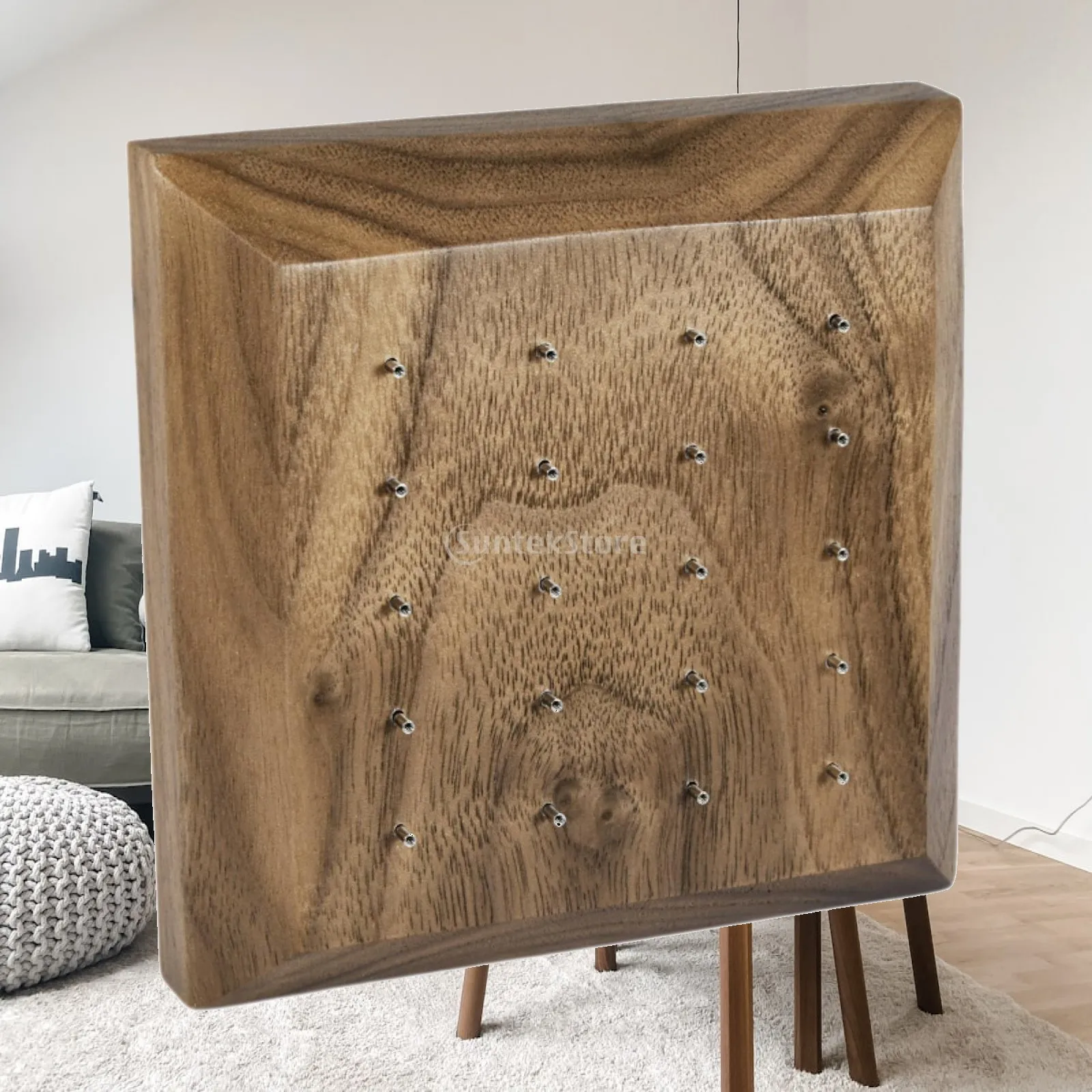 Practical Body Piercing Accessories Showcase Rack Wood Earrings Display for Jewelry Exhibitors