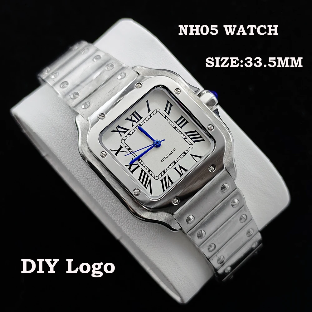 New NH05 Watch Ladies'  Automatic Watch Stainless Steel Watch Personalized Customized Watch NH05 Movement Watch