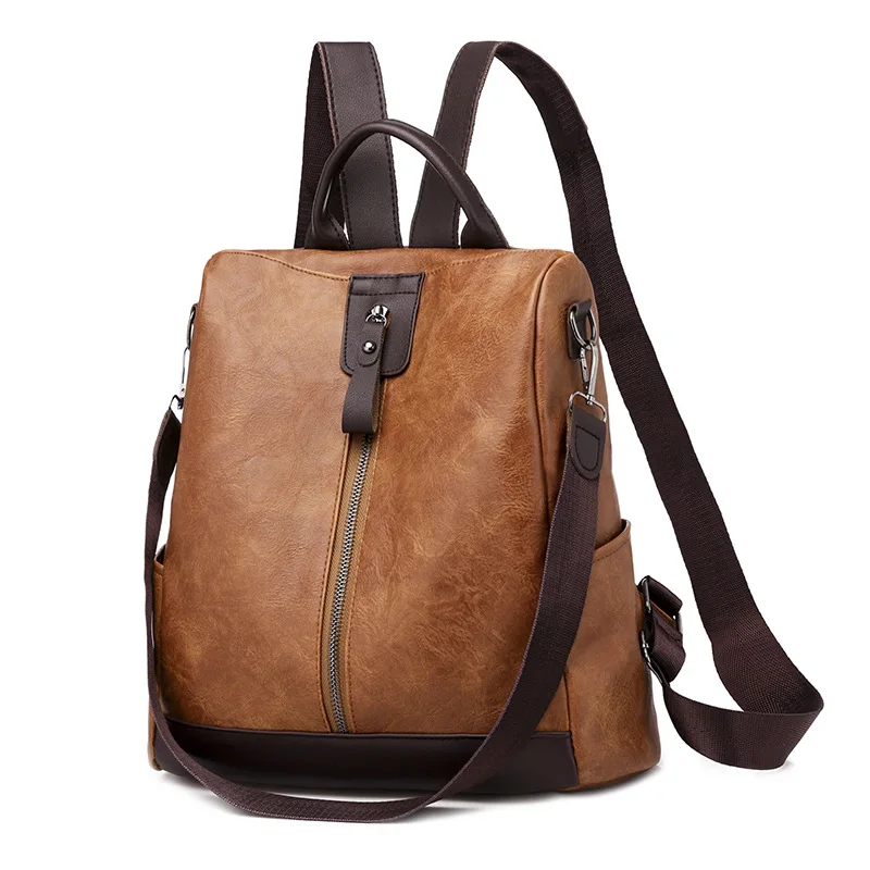 

Fashion Ladies Casual Crossbody Backpack Usb Charging Outdoor Shoulder Bag Lightweight Waterproof Rucksack For Women Travel