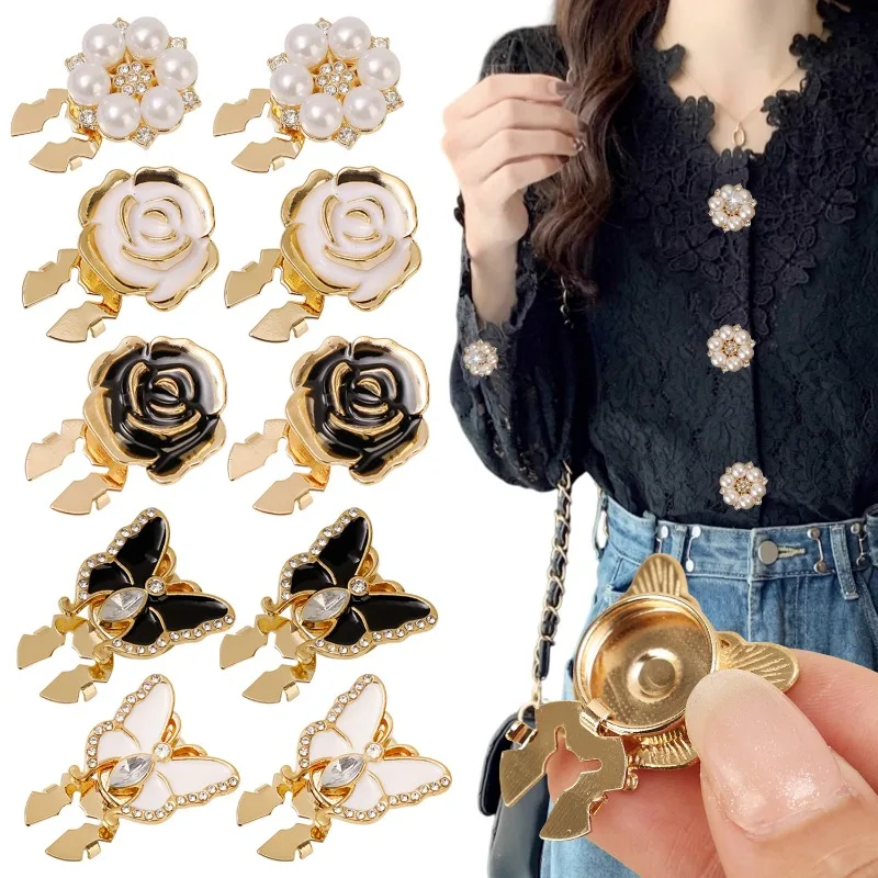 

Чехлы на пуговицы без шитья для женщин и мужчин, рубашки, куртки, воротник, манжеты, брошь, модные невидимые запонки, аксессуары для одежды «сделай сам», подарок