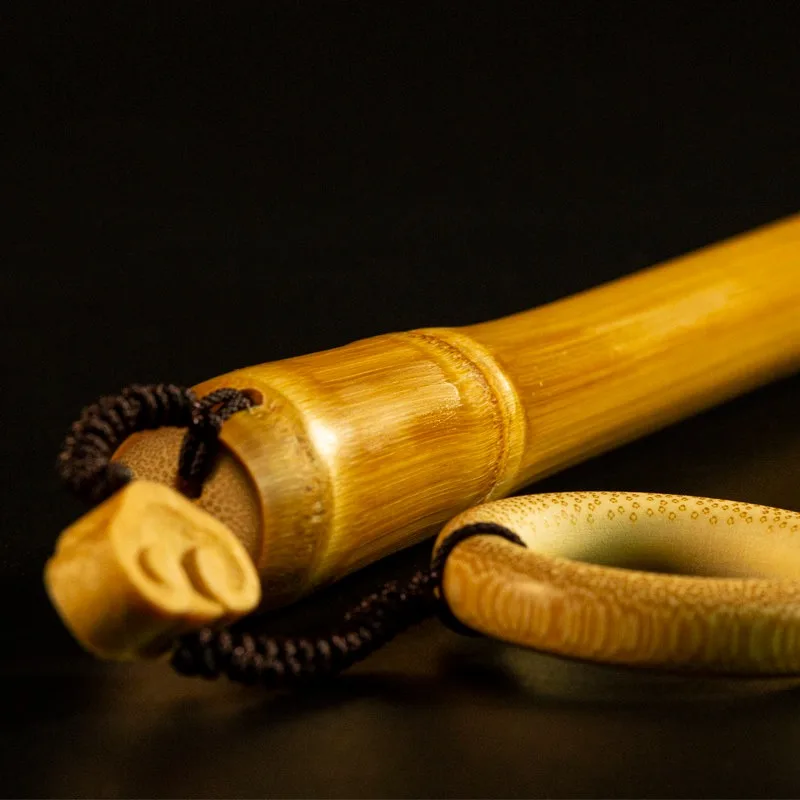 Solid Bamboo Teacher Ruler Handpiece Natural Wood Stick Classroom Pointer Educational Tool Home Discipline Reward Gift Long Arm