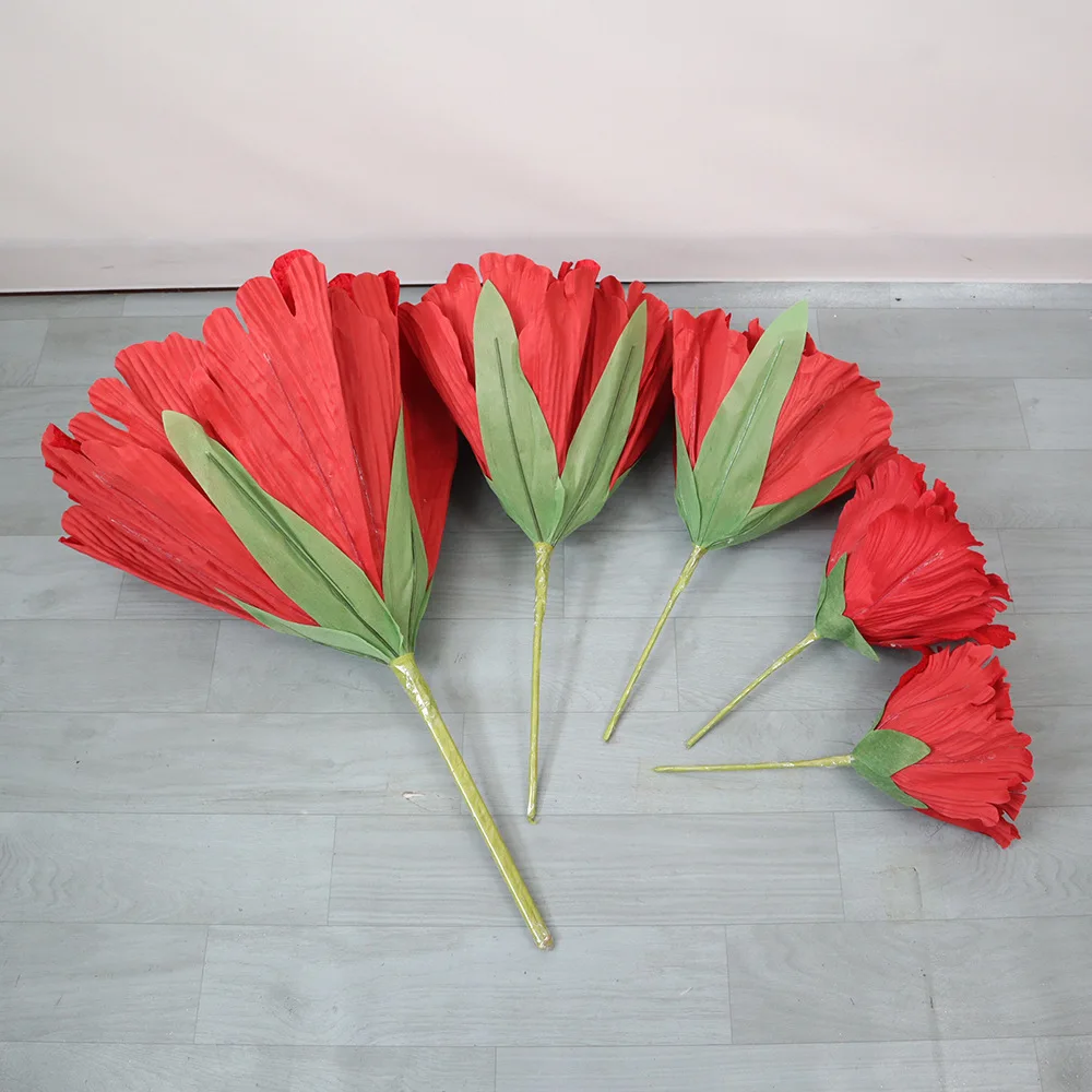 

Multiple Sizes Wedding Flower Large Silk Artificial Flower Peony Head Giant Flowers for Diy Flower Background Wall Decoration
