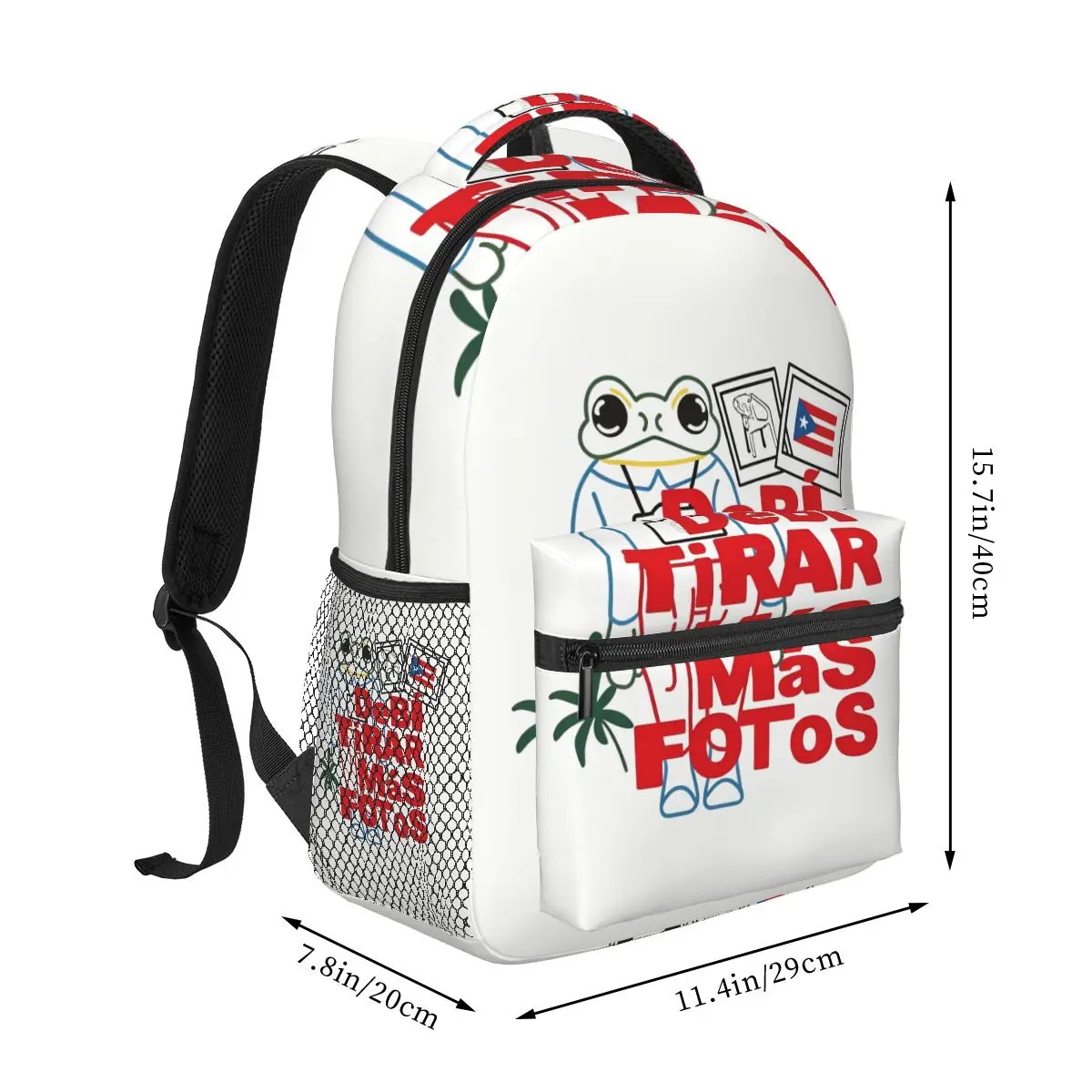 Rapper Bad Bunny Debi Tirar Mas Fotos DTMF Backpack Student Boys Girls BookBag Children School Bag Shoulder Bags for Men Women