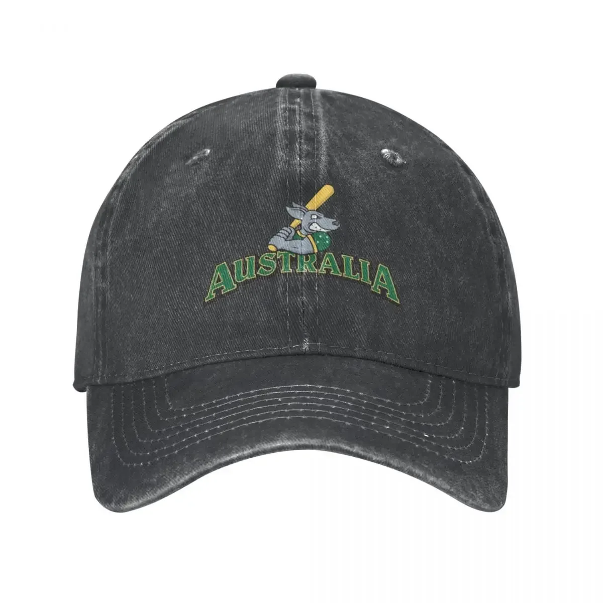 Australia National Baseball Team Baseball Caps Denim Fabric Hats Outdoor Adjustable Casquette Streetwear Baseball Cowboy Hat