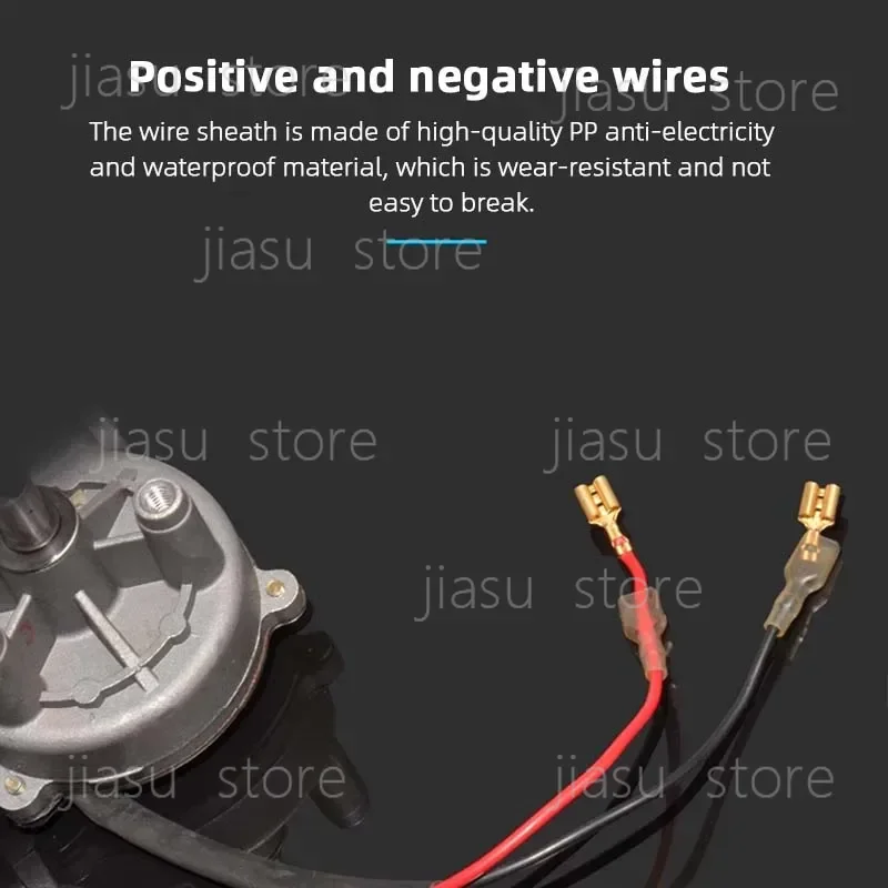 High Torque Worm Gear Reducer 12V 24V DC Electric Reversible Metal Gear Motor Right Angle Worm Gear Motor for Garage Door