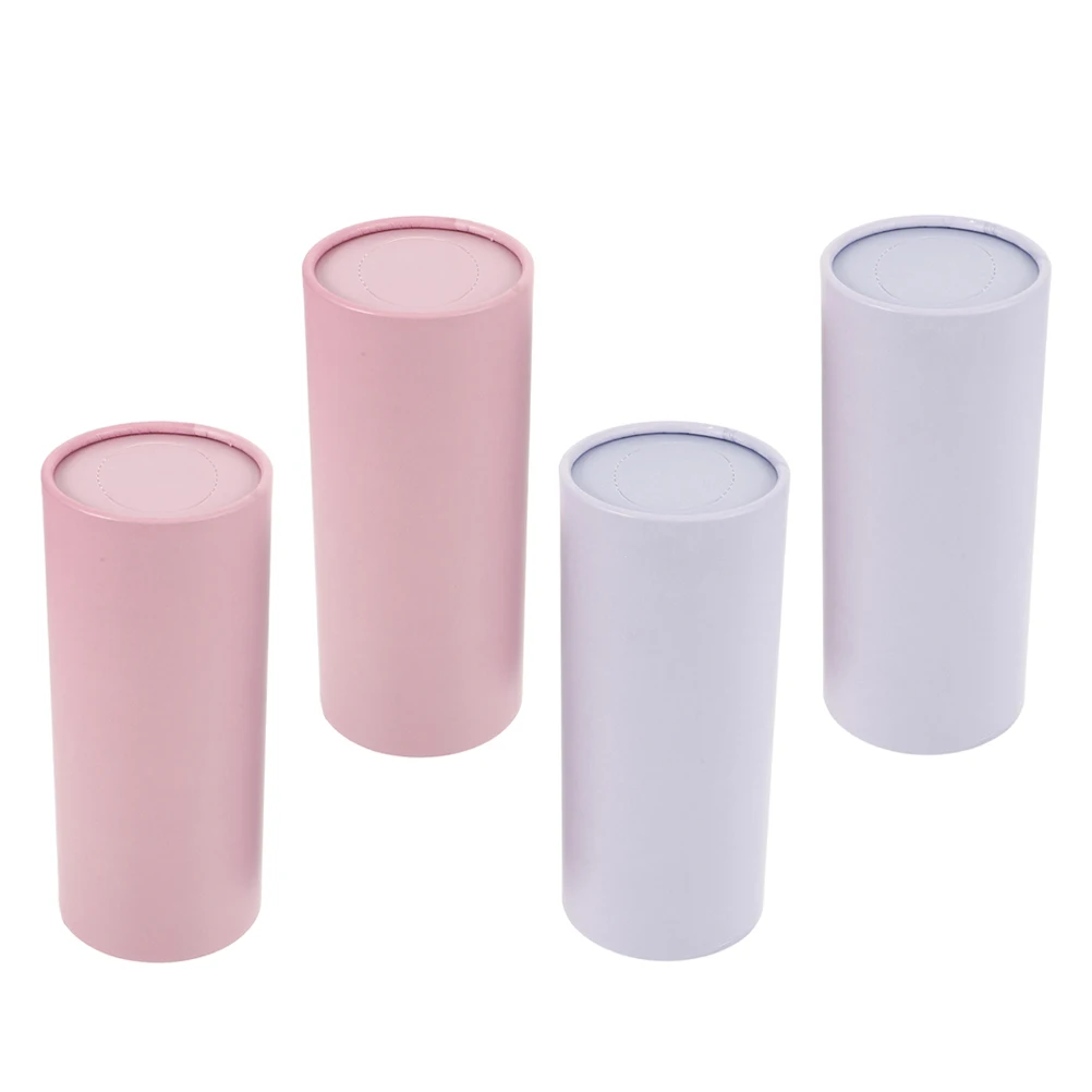 4Pcs Car Tissue Holder Cylindrical Design Large Capacity Safe Materials Versatile Use Refillable Cylinder Tissues Box Travel