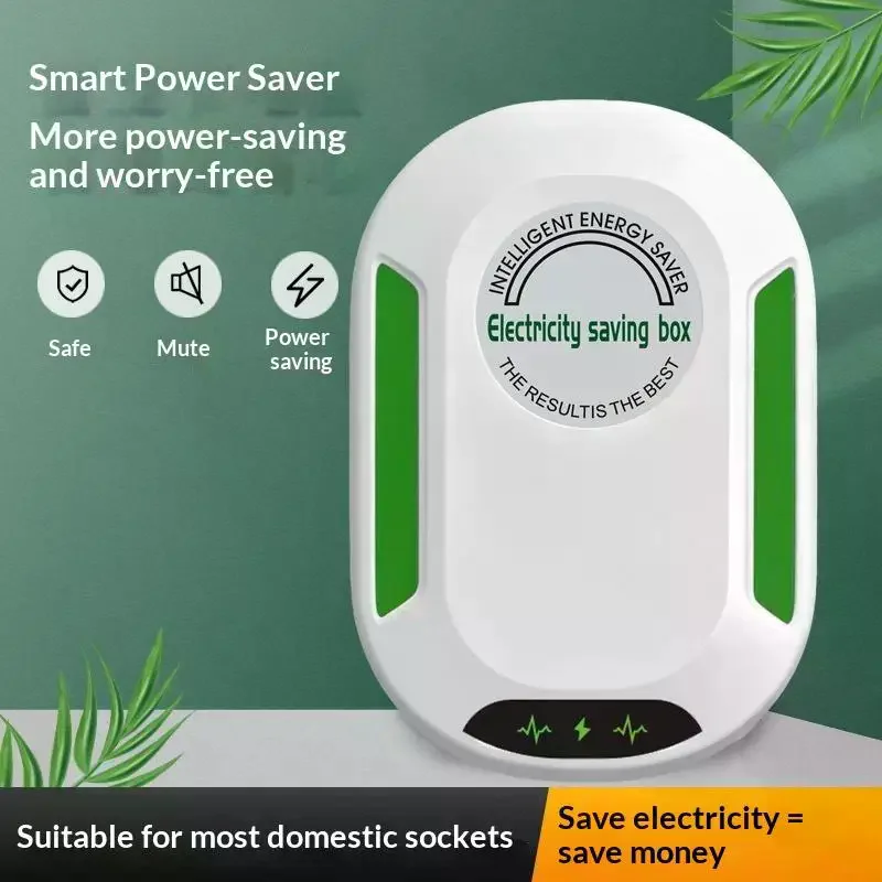 Intelligent Electricity Saving Box With Voltage Stabilization Efficient Power Saving For Home Office Daily Use