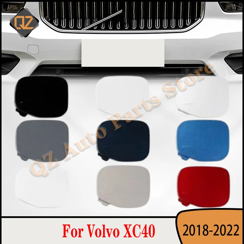 

For Volvo XC40 2018-2022 Car Part Front Rear Bumper Towing Hook Eye Cover Lid Tow Hook Trailer Cap Hood Garnish