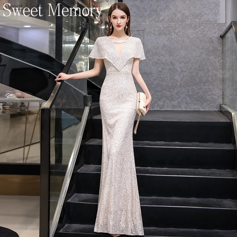 

N1148 Fish Tail Prom Dresses for Women 2026 New Banquet Gown Sweet Memory A-Line Texture Light Luxury Champagne Evening Dress