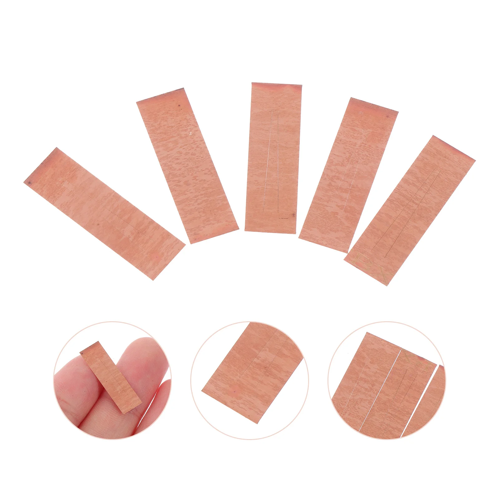 

5Pcs Cucurbit Flute Reed Brass High Quality Long Service Life Flute Accessories Tuning Parts Musical Instrument Supplies