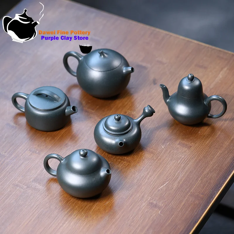 

Yixing handmade purple clay teapot Tang Yu teapot Nine year old gentleman's orchid mud Kung Fu tea set teapot Single pot