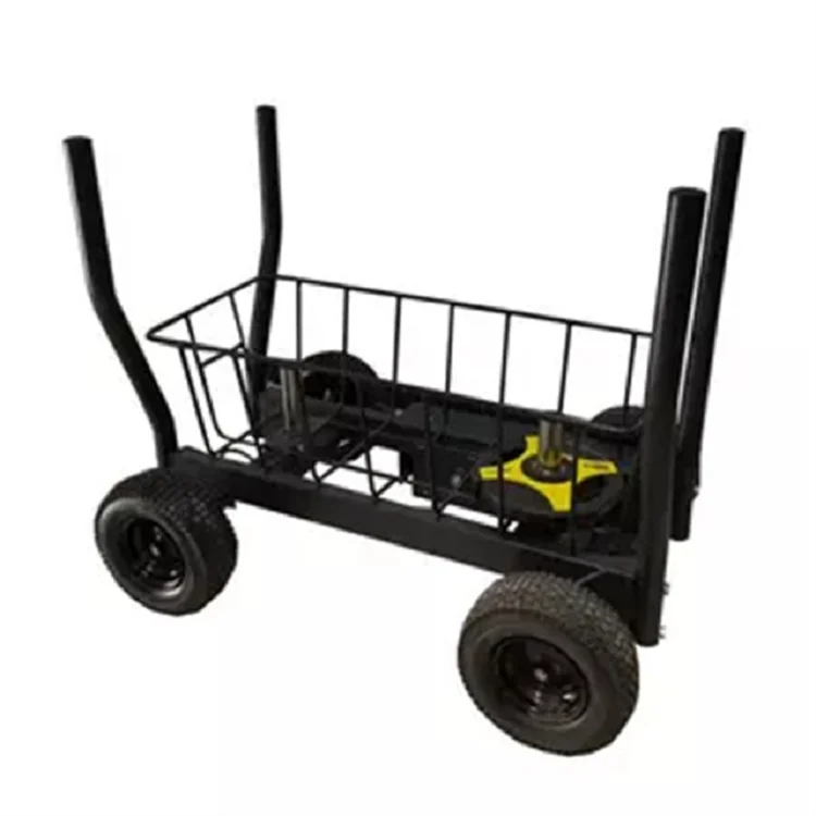 

2025 New PL Large Capacity Folding Wagon Cart Heavy Duty Beach Sand Cart Tank Wheels Portable Foldable Wagon Cart