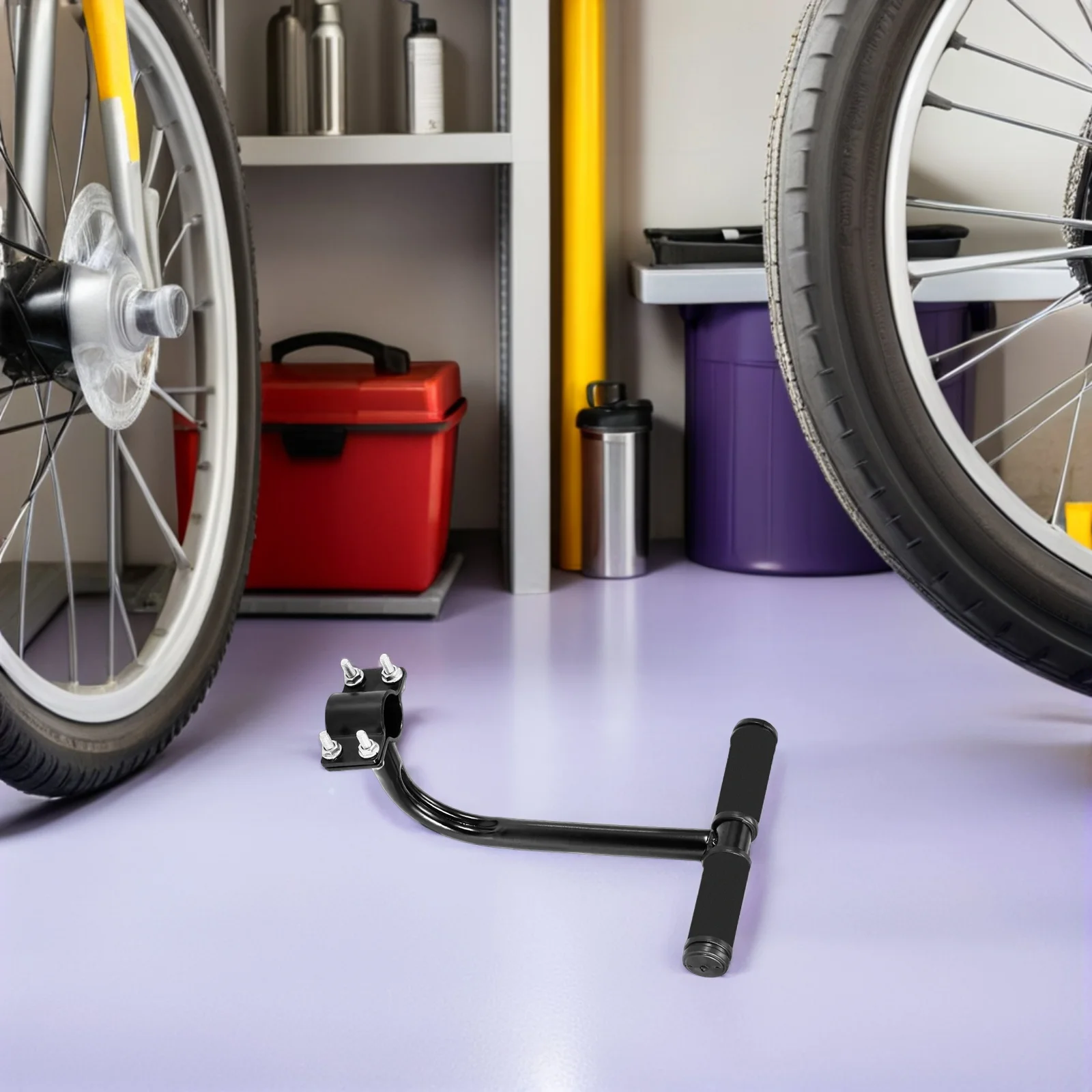 

1pc Thickened Durable Bike Rear Seats Armrest Easy Installation Safety Handlebar Universal Fit For Mountain Road Bike