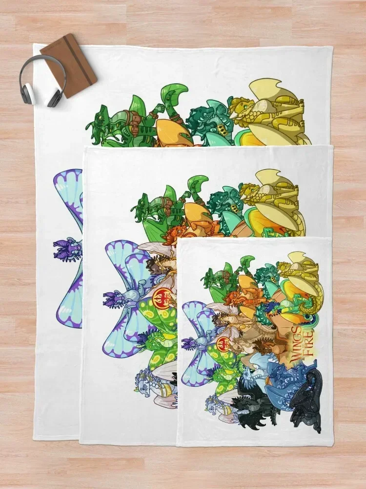 Wings of Fire Throw Blanket For Sofa Thin funny gift Custom Blankets