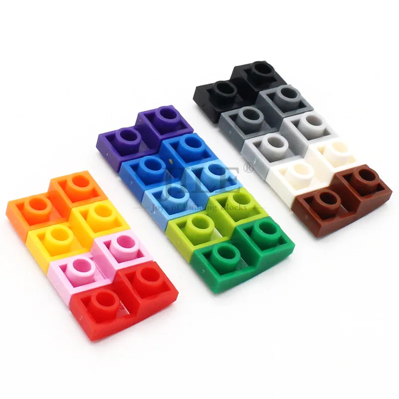 MOC 24201 경사 곡선 빌딩 블록, DIY 벽돌, 교육 창의적 호환 조립 장난감, 2x 1x 2/3, 100 개