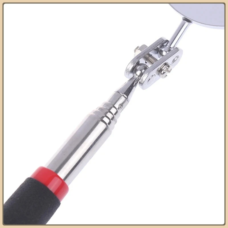 360 ° مرآة التفتيش LED ضوء تصغير المرايا تمديد أدوات ميكانيكي مرآة التفتيش مقبض تلسكوبي أدوات إصلاح #2