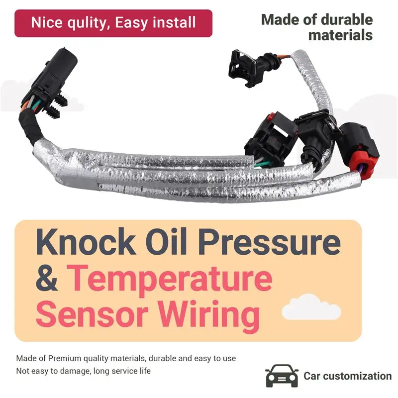 Limited Time Offer Knock Oil Pressure & Temperature Sensor Wiring For Jeep Dodge 5148105AH