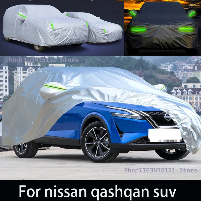 

For nissan gashgan suv Outdoor Protection Full Car Covers Snow Cover Sunshade Waterproof Dustproof Exterior Car accessories