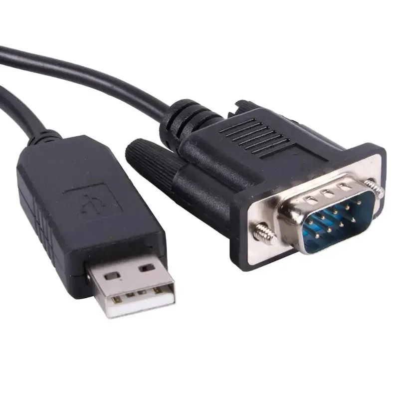 for PL2303TA USB DB9 RS232 Serial Adapter Male Null Modem Crossed Converter Cable