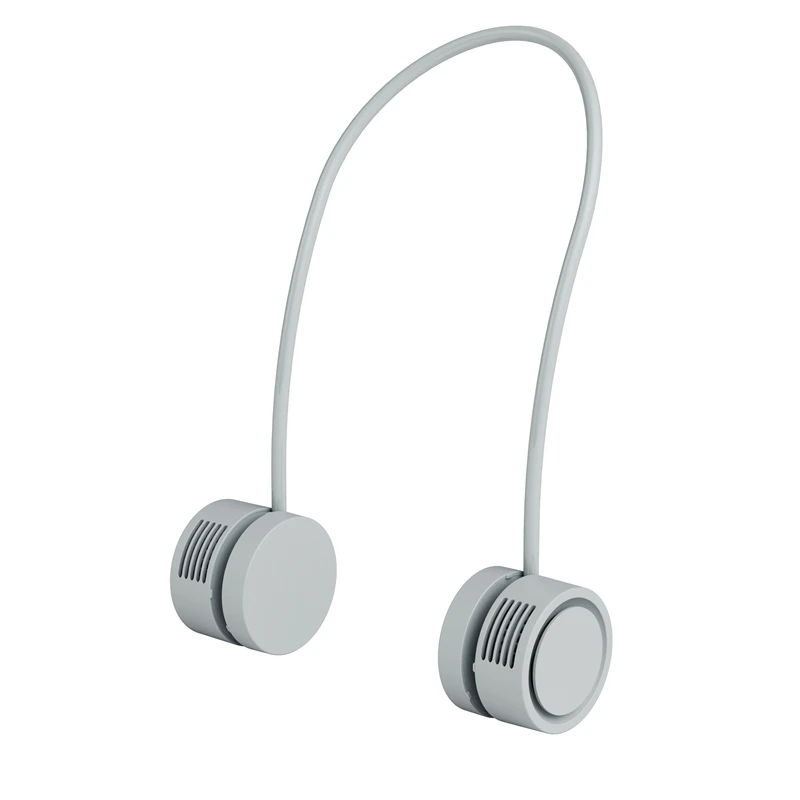 Neuer tragbarer Nackenventilator, faltbarer Mini-USB-Ventilator, wiederaufladbare 1600 mAh kühlende Windventilatoren, persönlicher leiser Nackenventilator für den Sport