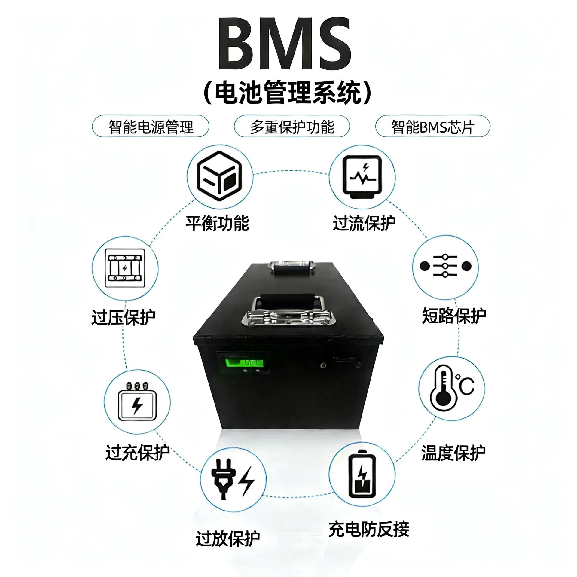 60V 30AH lithium iron phosphate battery aerial work platform truck stacker shuttle tractor battery