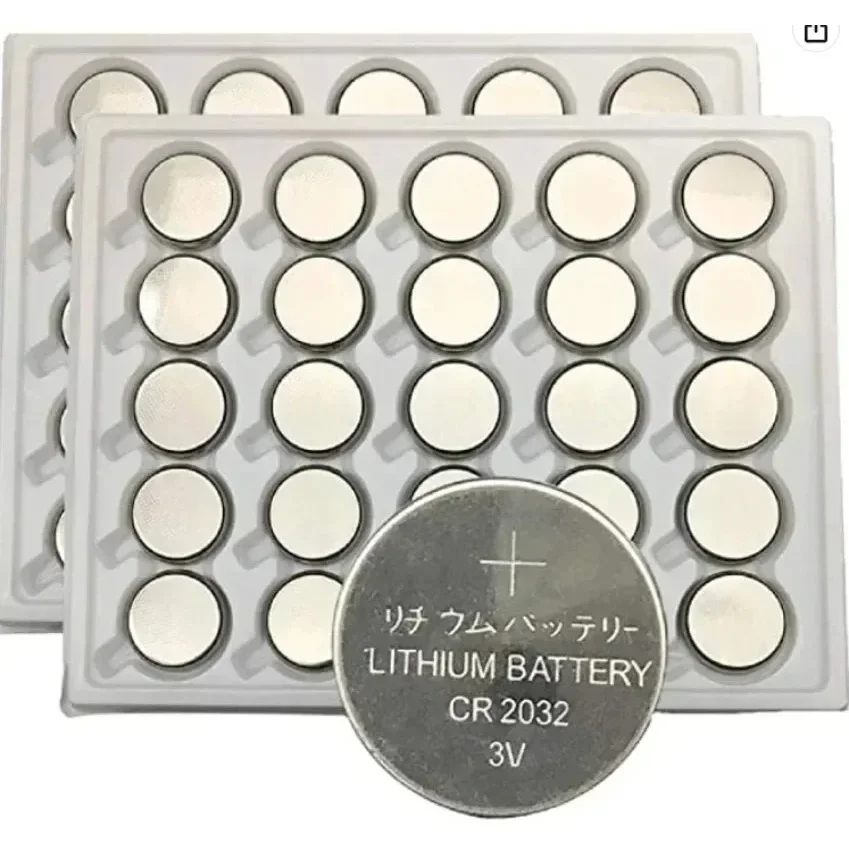 25/50 SZT. Baterie guzikowe CR2032 CR 2032 CR2032 3V Litowe do zabawek, kalkulatorów, samochodów, zegarków, pilotów, baterie pastylkowe — zdjęcie produktu 7